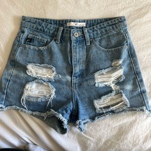 distressed shorts